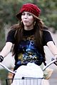 miley-biking