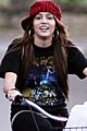 miley-biking