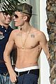 bieber-shirtless