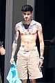 zayn-shirtless