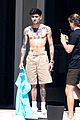 zayn-shirtless