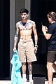 zayn-shirtless