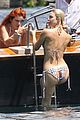 bella-thorne-yellow-bikini-lake-como-with-benjamin-mascolo