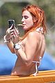 bella-thorne-yellow-bikini-lake-como-with-benjamin-mascolo