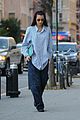 bella-hadid-oversized-button-down-hotel-nyc