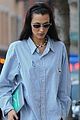 bella-hadid-oversized-button-down-hotel-nyc